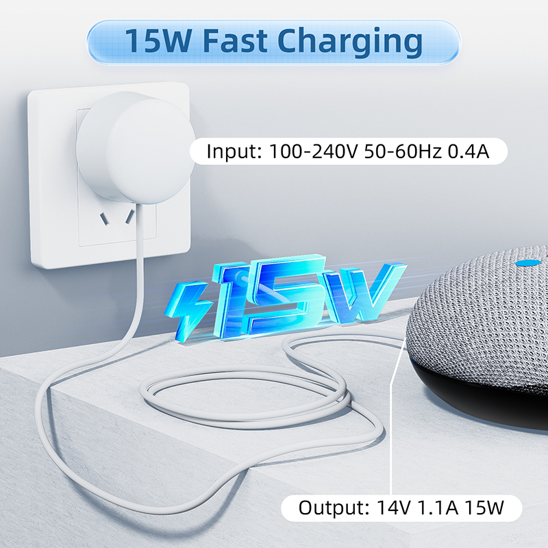 Pengisi Daya OEM 15W untuk Goo - Google Speaker Nest Audio ulasan dan harga