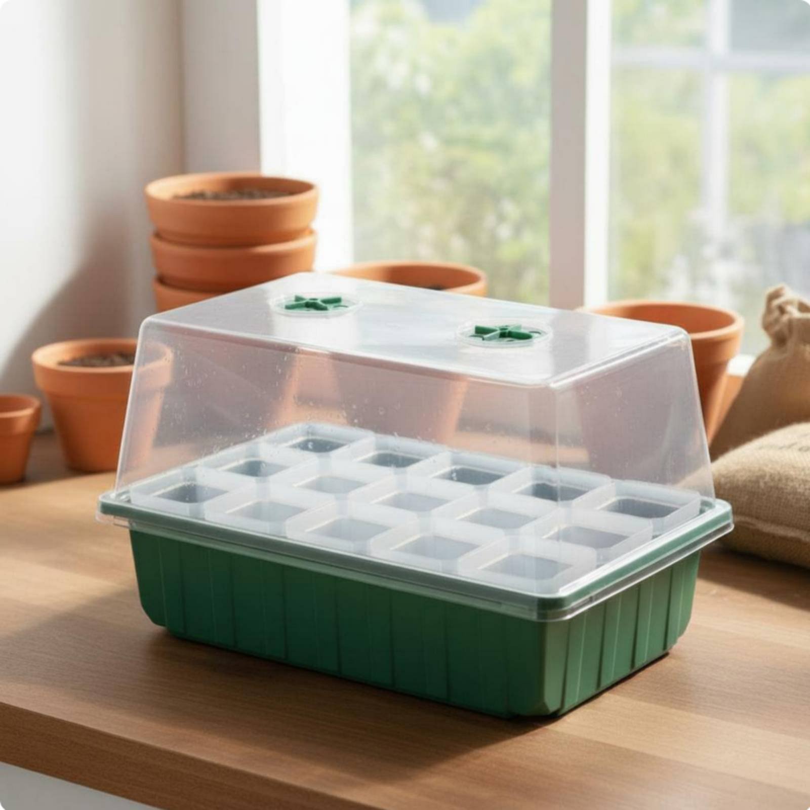 Kotak Propagator Rumah Kaca Mi - Humidity Dome Kit ulasan dan harga