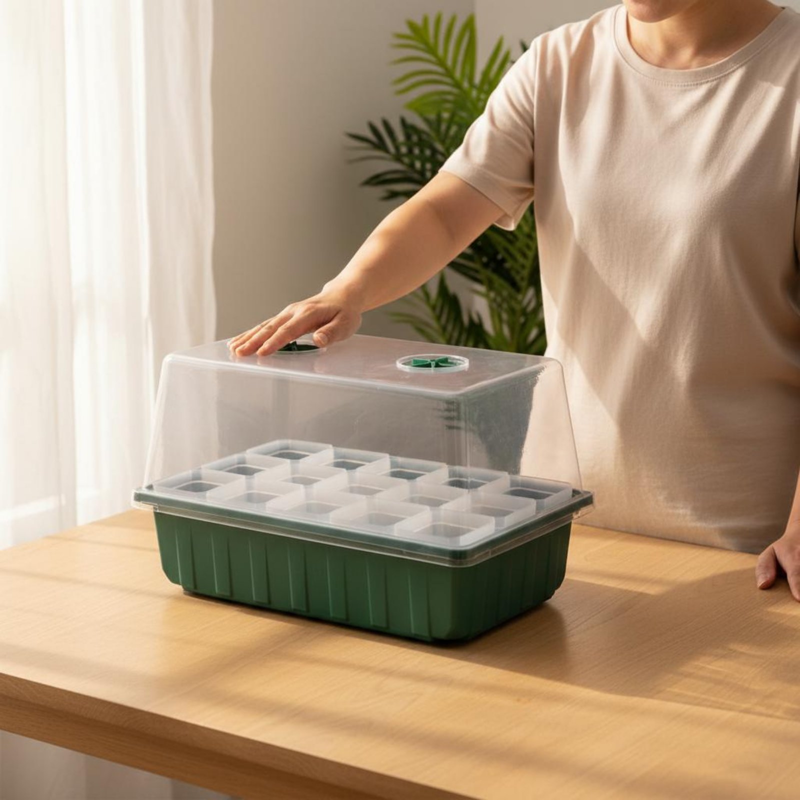 Kotak Propagator Rumah Kaca Mi - Humidity Dome Kit ulasan dan harga